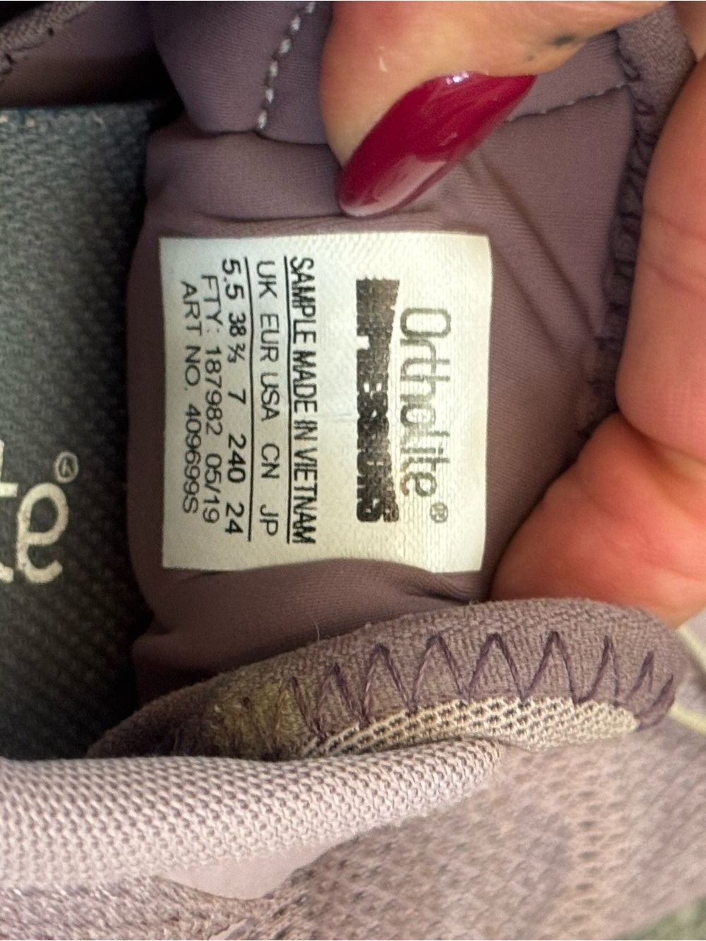 Salomon XT-6 lavender Purple trail running sneakers - Picture 8 of 8